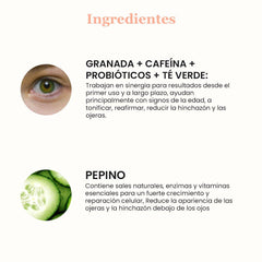 Gel Contorno de Ojos Recover Better con Granada + Probióticos - Elié & Bloom